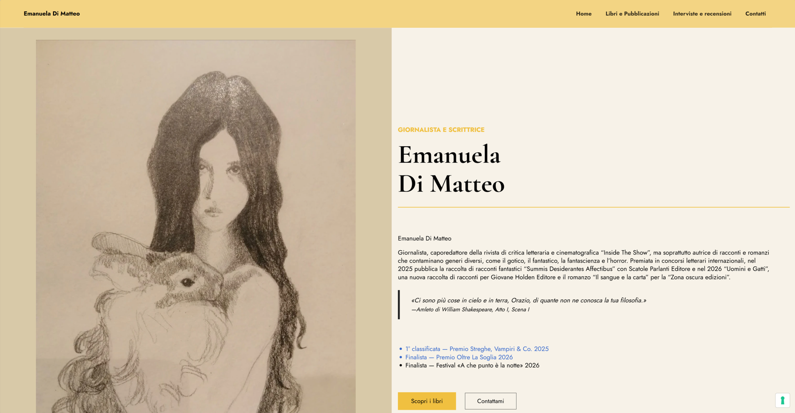 Anteprima del sito Emanuela Di Matteo